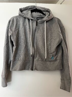 Kangol | Zip Up Crop Hoodie